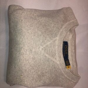 Ralph Lauren Men's Beige Crewneck Sweater